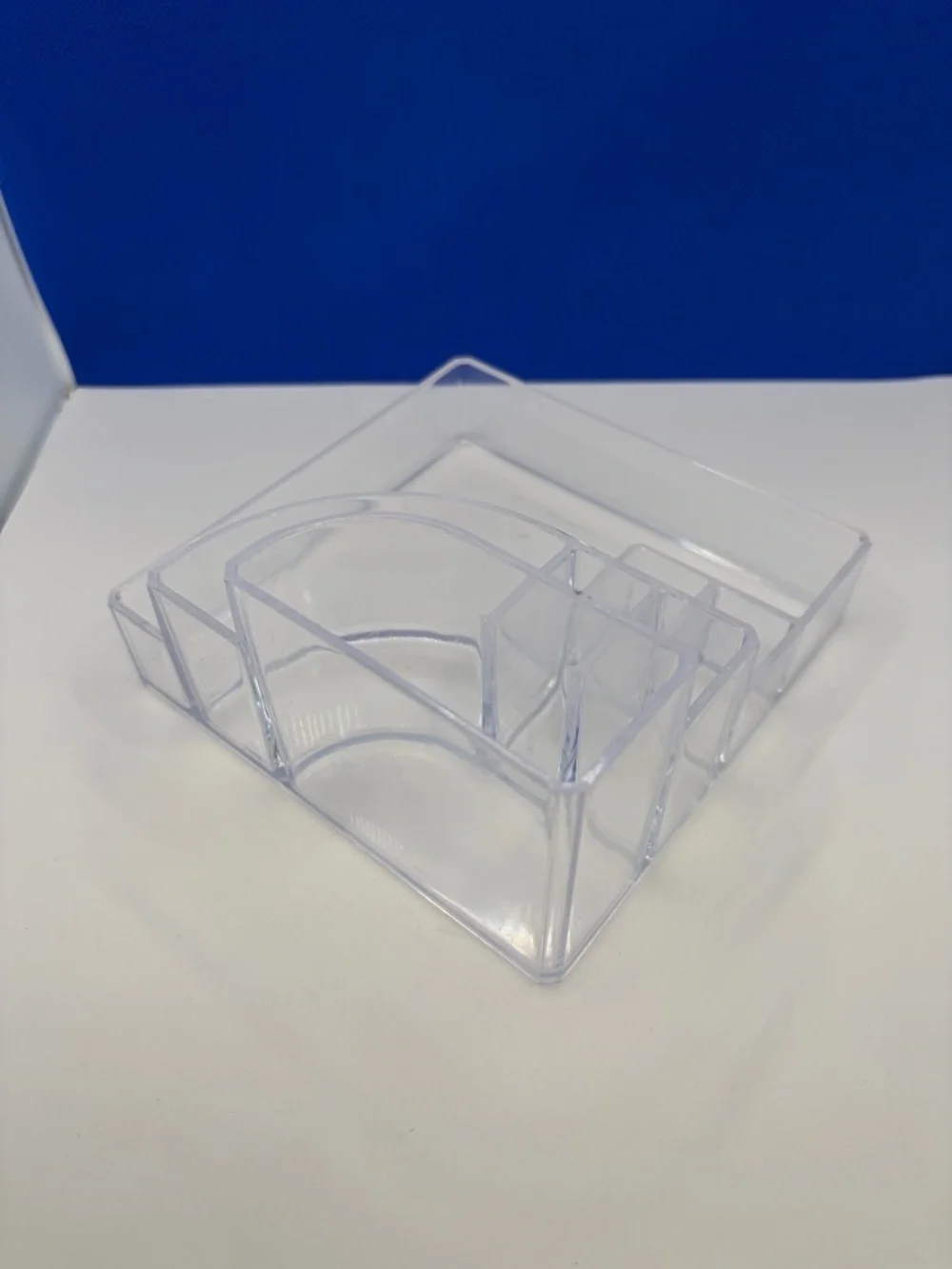 Clear Acrylic Desk Organizer - Makeup Organizer Vanity Storage Caddy